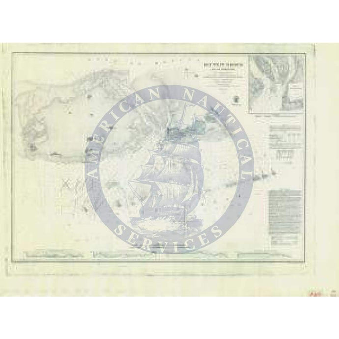 Historical Nautical Chart 217-00-1855: FL, Key West Harbor And Its Approaches Year 1855