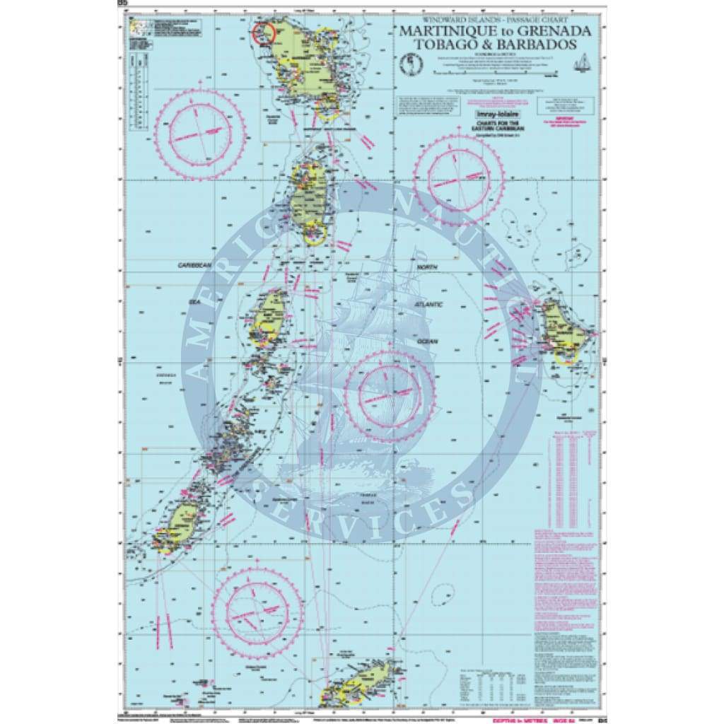 Imray Chart B5: Martinique To Tobago - Amnautical