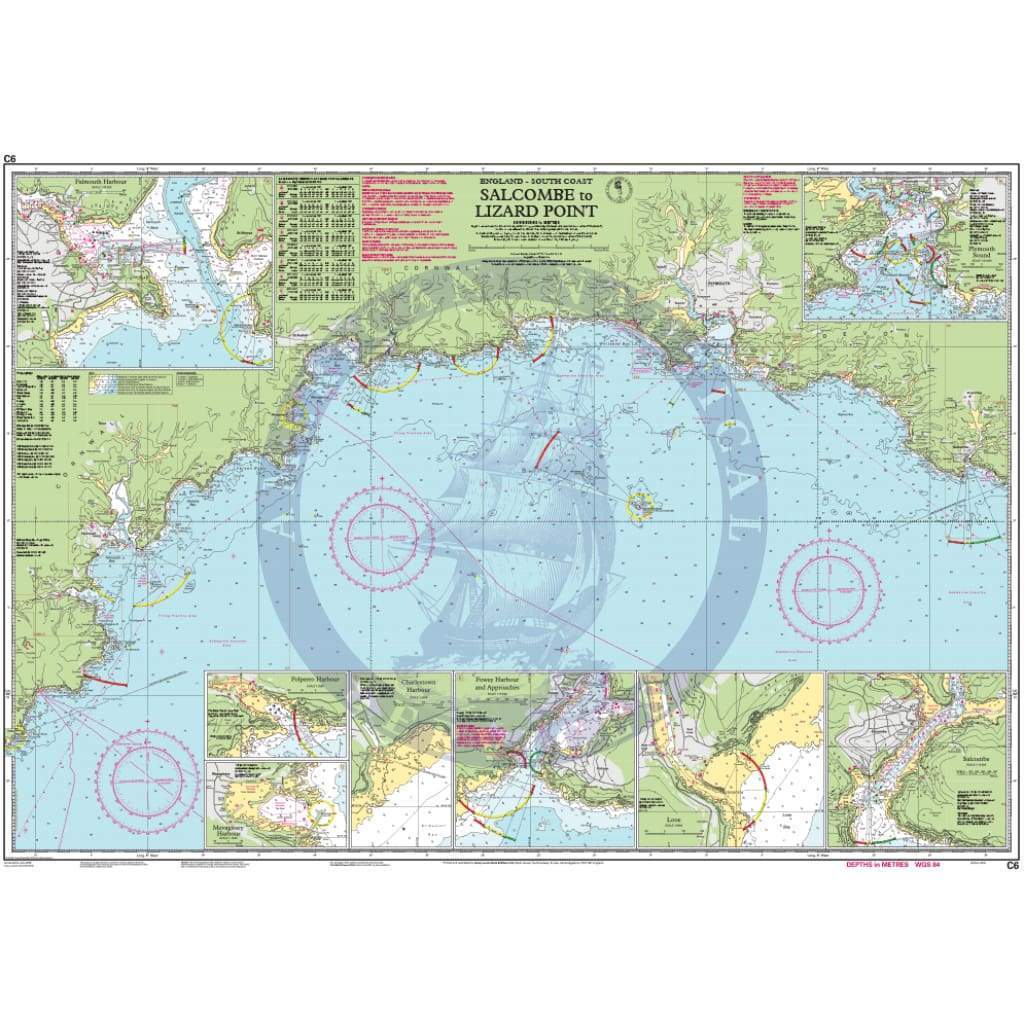 Imray Chart C6: Salcombe to Lizard Point