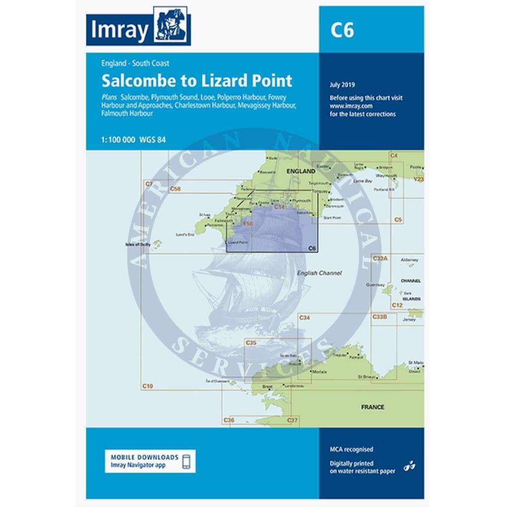 Imray Chart C6: Salcombe to Lizard Point