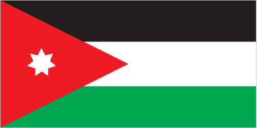 Jordan Country Flag