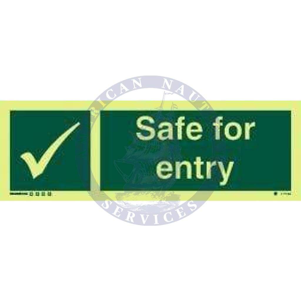 Marine Safety Sign Safe For Entry Amnautical   Marine Safety Sign Safe For Entry 14207463587940.progressive 