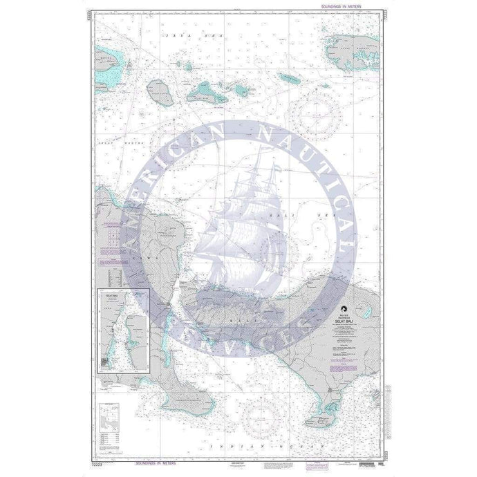 NGA Chart 72223: Selat Bali