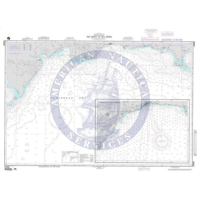 NGA Nautical Chart 25800: Isla Beata to Isla Saona