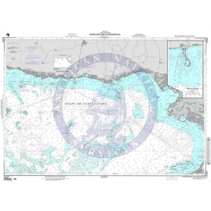 NGA Nautical Chart 27207: Punta San Jose to Manzanillo