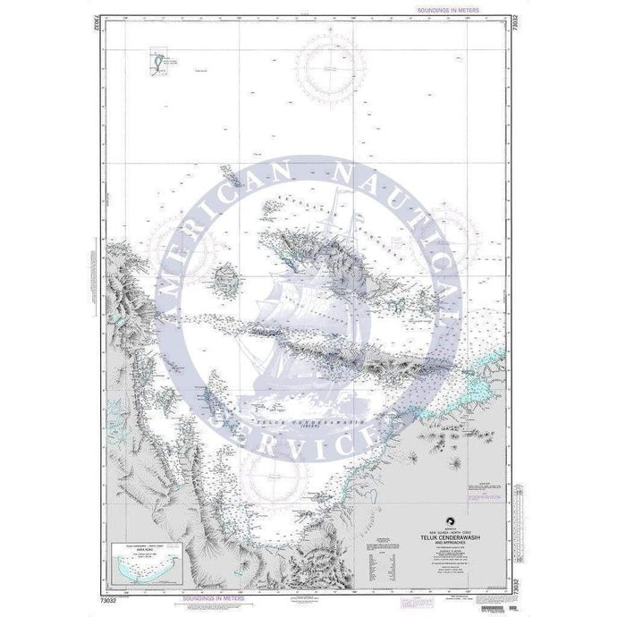 NGA Nautical Chart 73032: Teluk Cenderawasih and Approaches