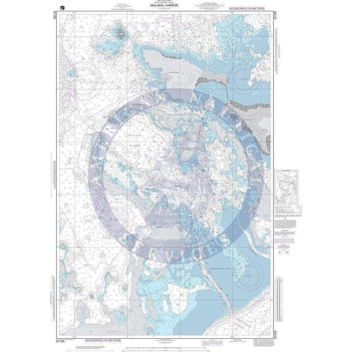 NGA Nautical Chart 81155: Malakal Harbor (Palau Islands)