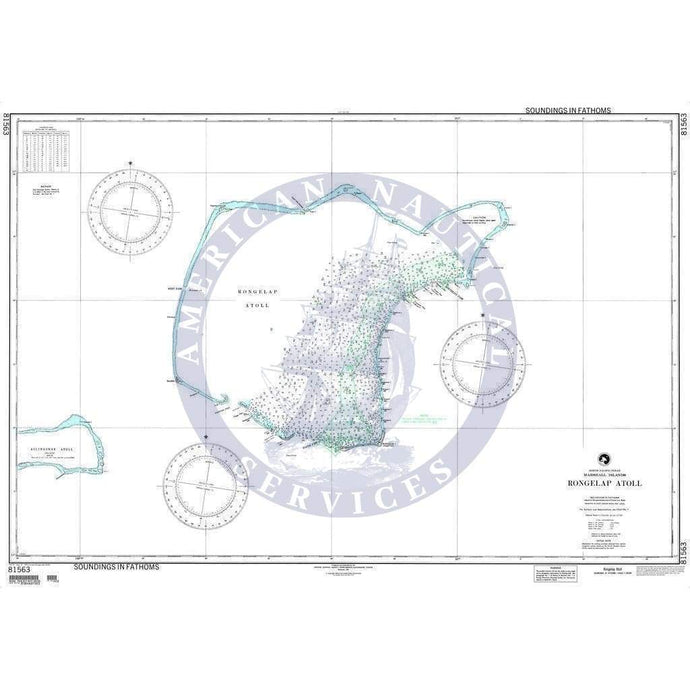 NGA Nautical Chart 81563: Rongelap Atoll (Marshall Islands)