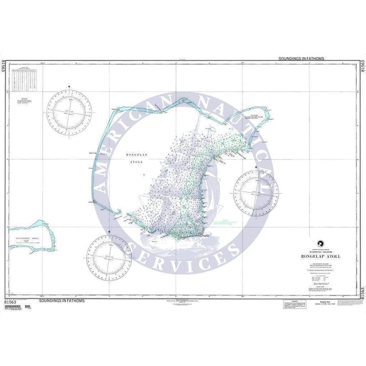 NGA Nautical Chart 81563: Rongelap Atoll (Marshall Islands) - Amnautical