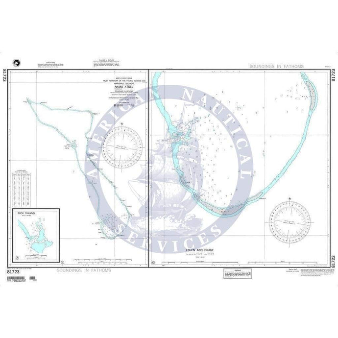 NGA Nautical Chart 81723: Namu (Musquillo) Atoll (Marshall Islands)