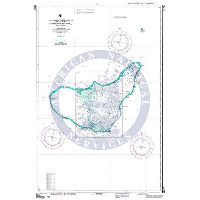 NGA Nautical Chart 81737: Ailinglapalap Atoll (Marshall Islands)