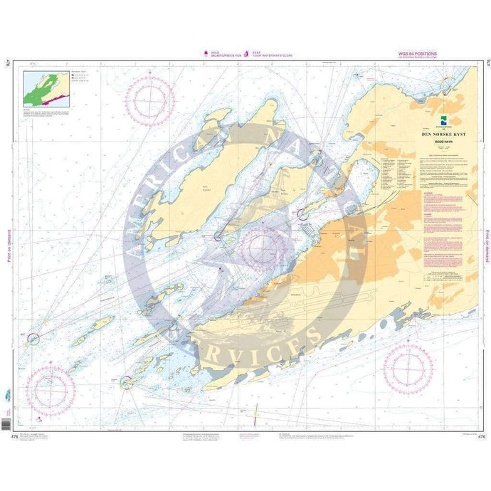 NHS Chart 476: Bodø havn