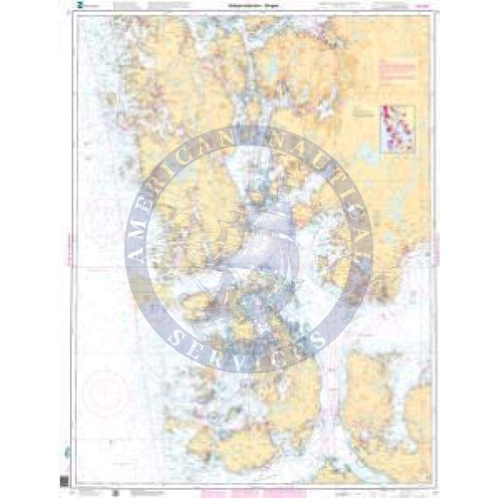 NHS Nautical Chart NHS021: Selbjørnsfjorden - Bergen