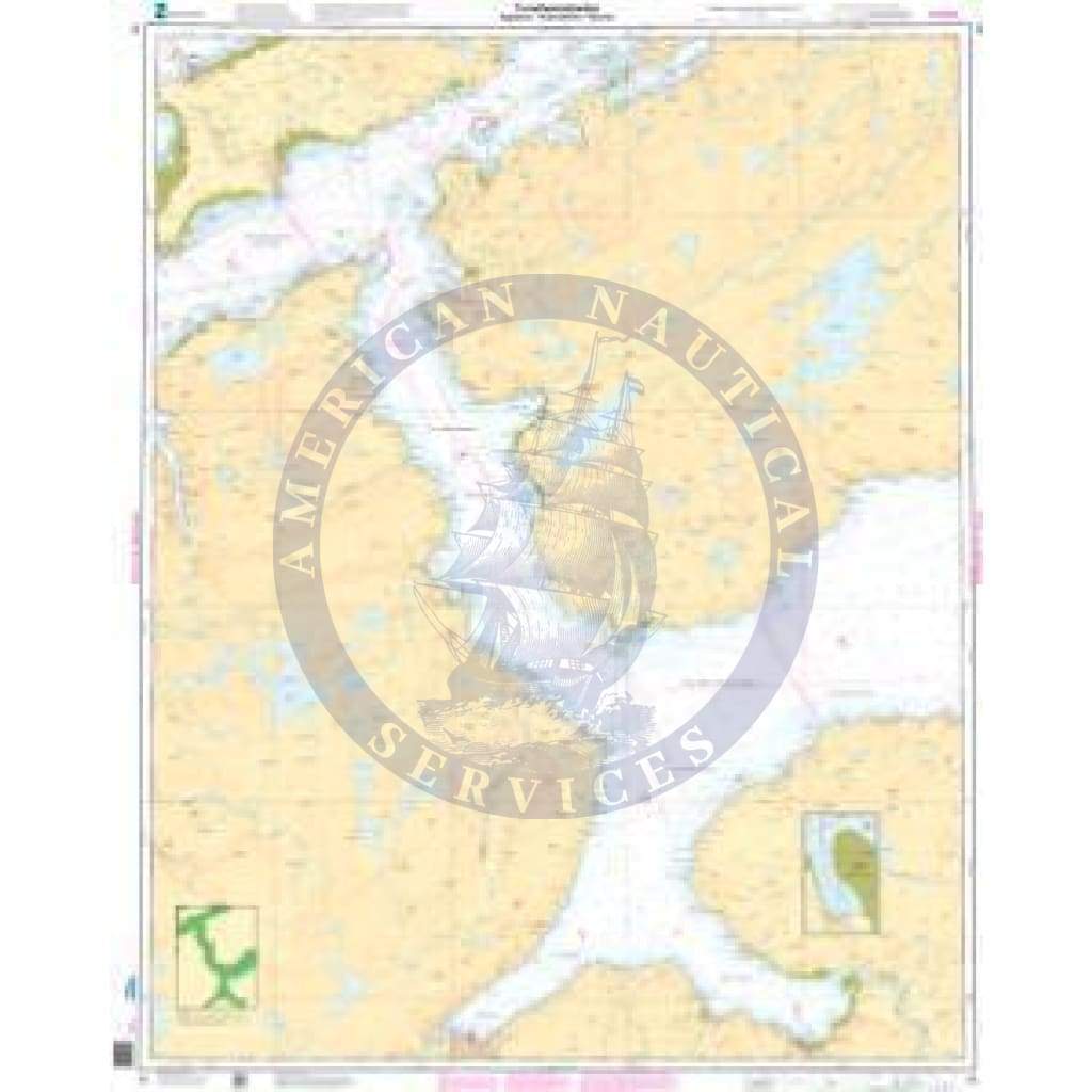 NHS Nautical Chart NHS039: Trondheimsfjorden, Agdenes - Thamshamn - Buvika