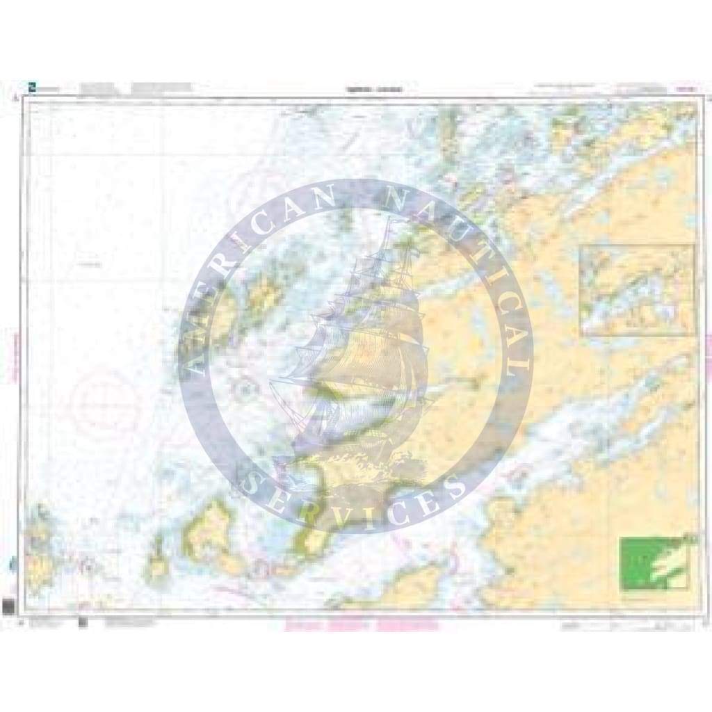 NHS Nautical Chart NHS043: Agdenes - Lauvøya