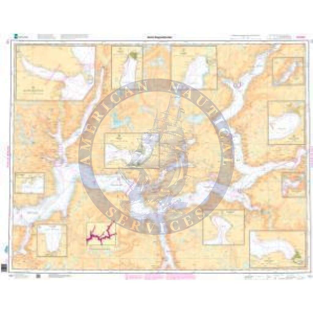 NHS Nautical Chart NHS122: Indre Sognefjorden