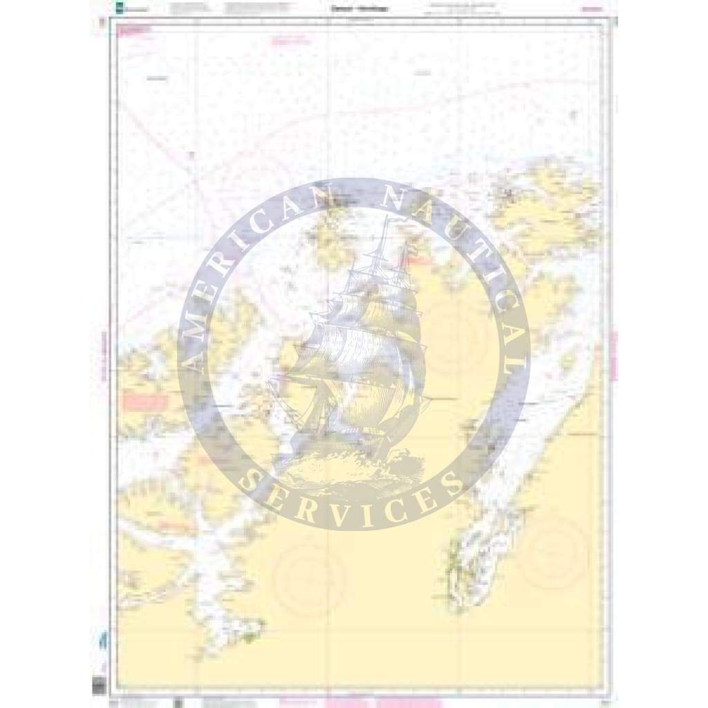 NHS Nautical Chart NHS323: Sørøya - Nordkapp