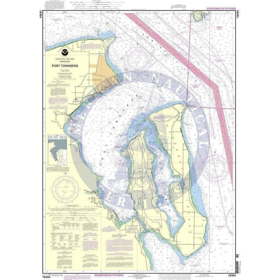 NOAA Nautical Chart 18464: Port Townsend - Amnautical