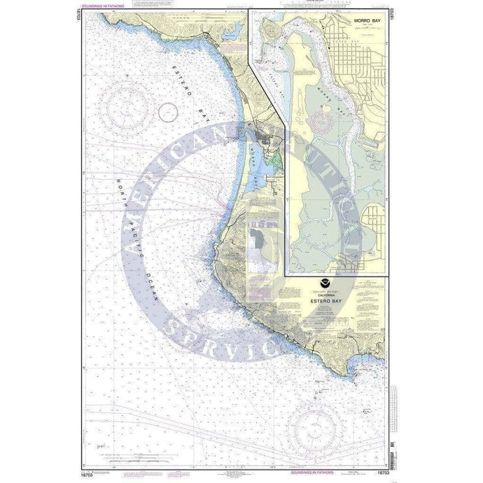 NOAA Nautical Chart 18703: Estero Bay;Morro Bay