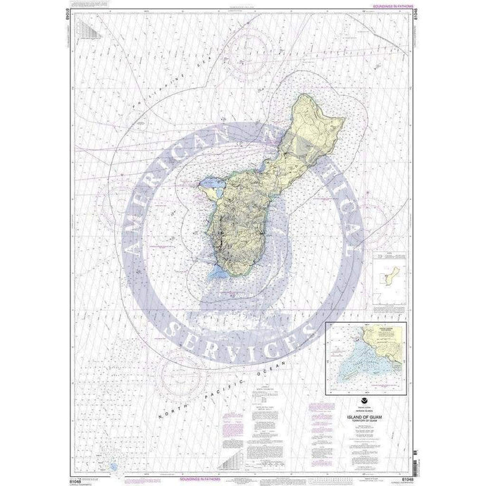 NOAA Nautical Chart 81048: Mariana Islands Island of Guam Territory of Guam;Cocos Lagoon