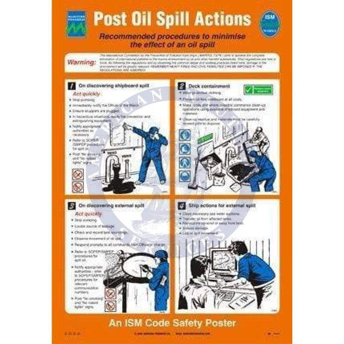 Poster - Post Oil Spill Actions