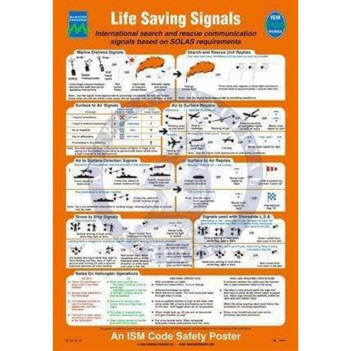 Poster - SOLAS Life Saving Signals and Rescue Methods - SOLAS 1