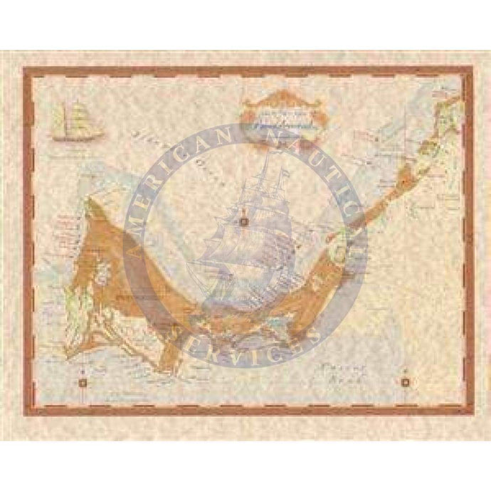 Providenciales Mini Map (Miniature Map 8" x 10")