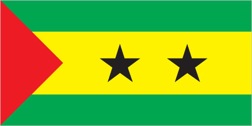 Sao Tome and Principe Country Flag